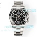 Super Clone C1 Factory Rolex Daytona Swiss 4131 Movement Black Dial 40mm 